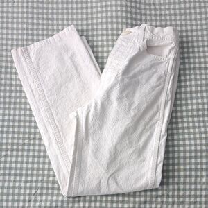 Jesse Kamm 225 Cotton Canvas Pants White 0